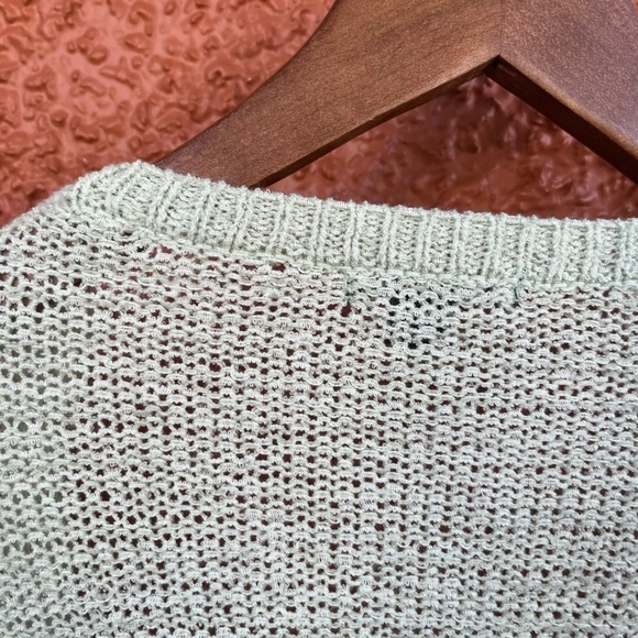 Women's Long Sleeve Open Front Lightweight Cardigan Wild Fable Green Size Medium - Picture 5 of 5